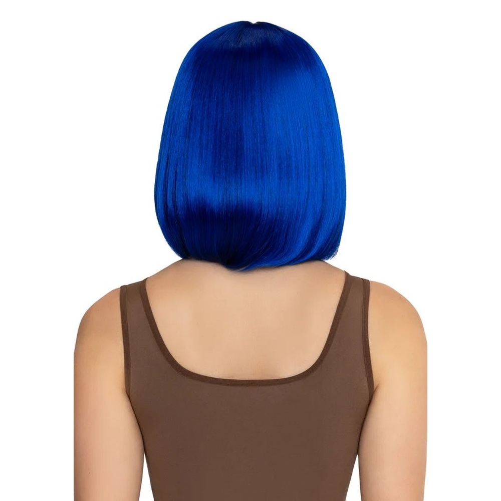 Leg Avenue - Angled Bob Pruik - Blauw